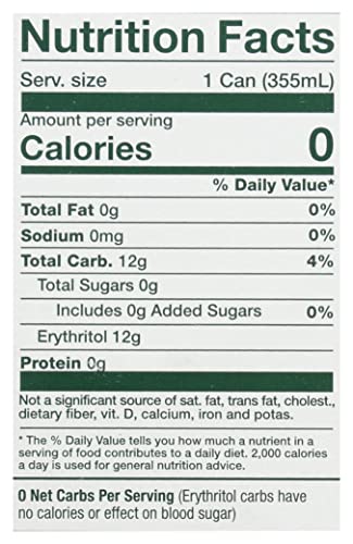 Reeds Ginger Brew Zero Sugar Ginger Ale Soda 4 Pack, 12 Fz