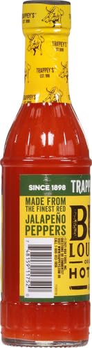 B&G Foods Trappey's Bull Brand Louisiana Hot Sauce Glass Bottle, 6 oz