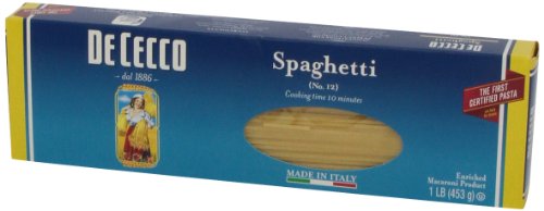 De Cecco Enriched Macaroni Product - Spaghetti Pasta (16 oz ea)