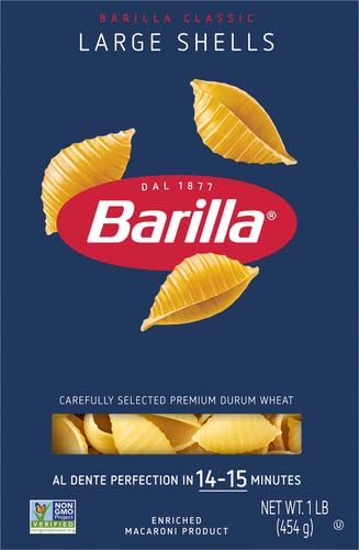 Barilla Large Shells Pasta, 16 oz
