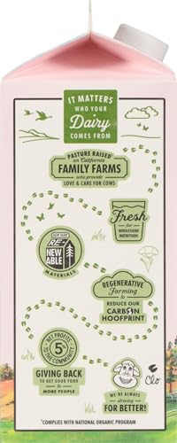 Clover Sonoma, Organic Whole Milk, Half Gallon, 64 oz