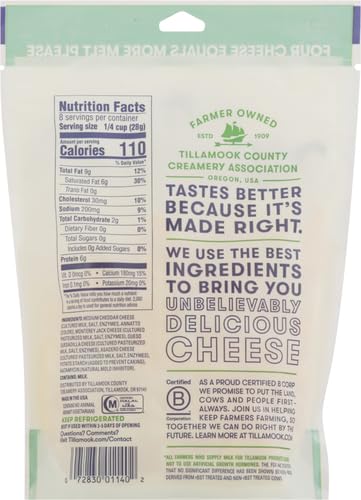 Tillamook, Mexican 4 Cheese Blend Shredded Cheese, 8 oz