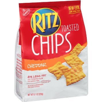Ritz Toasted Chips - Cheddar - (pack of 4)
