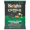 Keoghs Crinkle Cut Cheese & Red Onion Irish Chips, 3 bag pack, 50g per bag