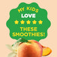 Motts Fruit Smoothies Vanilla Peach, 4.2 oz clear pouches, 8 Pack, Made With Milk, Made With Real Fruit, Good Source of Calcium,