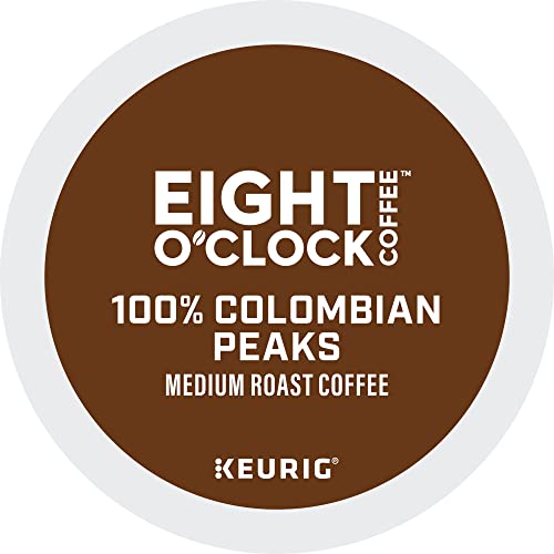 Eight OClock Coffee Colombian Peaks Keurig Single-Serve K-Cup Pods  Medium Roast Coffee  60 Count
