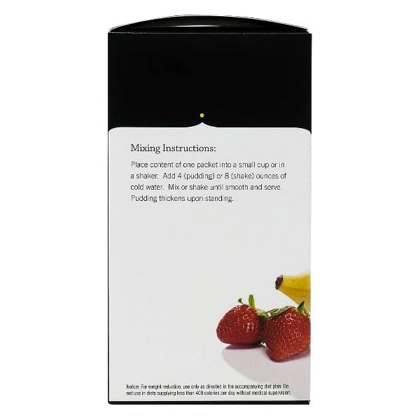 ProteinWise - Strawberry Banana Meal Replacement Shake or Pudding Mix - 7/Box