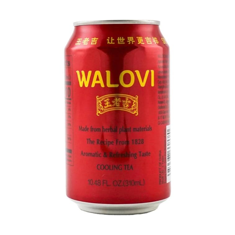 WLJ Herbal Tea - Canned, 10.48fl oz, Wanglaoji (24)