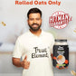 True Elements Rolled Oats 1.2 Kg - Diet Food | 100% Wholegrain Oats | Oats For Weight Management | High Fibre Breakfast | Rich I