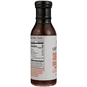 G Hughes Sugar Free Orange Ginger Teriyaki Sauce, No High Fructose Corn Syrup, No Preservatives, Gluten Free, 13 Ounce (Pack Of