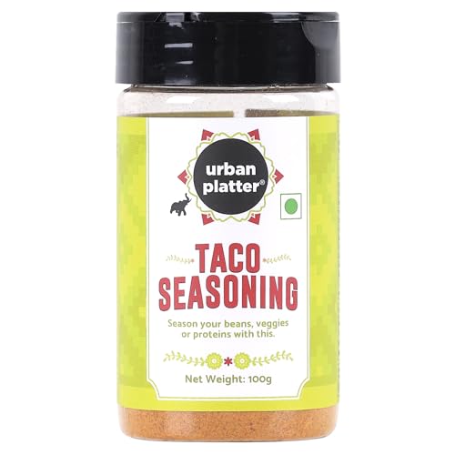 Urban Platter Mexican Taco Seasoning, 100g (Authentic Mexican Style Taco Spice Blend | Ideal for Veggies, Beans and Protein Mix)