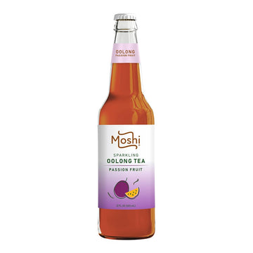 Moshi Sparkling Drinks Passion Fruit Oolong Tea - 12 Bottles