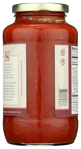 GINO ANGELINI Pasta Sauce - MARINARA, Classic Tomato Sauce, 24 Ounce, Pack of 2