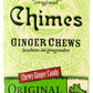 Chimes Ginger Chews Pack Original 1.5 Ounces 12 Count