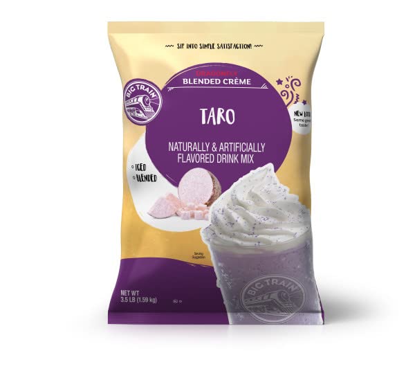 Big Train Dragonfly Taro Blended Crme Beverage Mix, 3.5 Pound (Pack of 1)