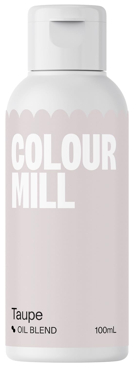 Colour Mill Oil-Based Food Coloring, 100 Milliliters (Taupe)