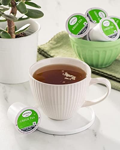 Twinings Green Tea K-Cup Pods for Keurig, 56 Count (Pack of 1), Smooth & Refreshing Flavour, Caffeinated, Enjoy Hot or Iced