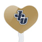 GRAPHICS & MORE Cupcake Toppers Set of 6, Heart Shape, Acrylic, John Carroll University, One Size, Model CUPCAKE.HEART.CLCJCU.Z008819