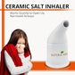 WBM LLC Natural Himalayan Pink Salt With Ceramic Salt Inhaler  1.7 Lb