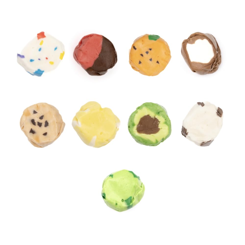 Taffy Shop Salt Water Taffy Variety Pack – Assorted Gourmet Candy, Gluten-Free, 32oz, 140 Wrapped Pieces, Family Size