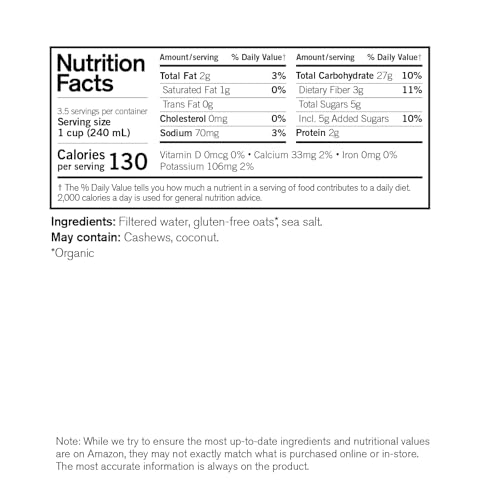 FORAGER PROJECT Organic Unsweetened Oatmilk, 28 FZ
