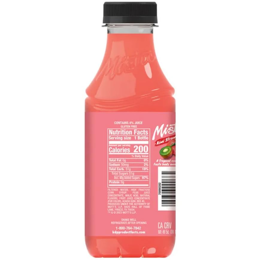 Mistic Juice 16 Fl Oz (12 Pack, Kiwi Strawberry)