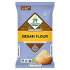 24 Mantra Organic Besan/Gram Flour/Besan Pindi - 500Gms | Pack Of 1 | 100% Organic | Chemical Free & Pesticides Free | Uniform P