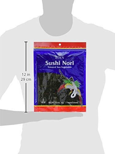 Eden Toasted Sushi Nori, 0.6 Ounce