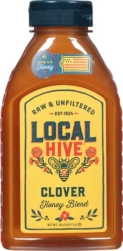 Local Hive Authentic Clover Raw & Unfiltered Honey 16Oz