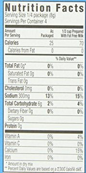 Jell-O Instant Vanilla Pudding & Pie Filling, Sugar-Free, Fat-Free, 1 oz Boxes, Pack of 24