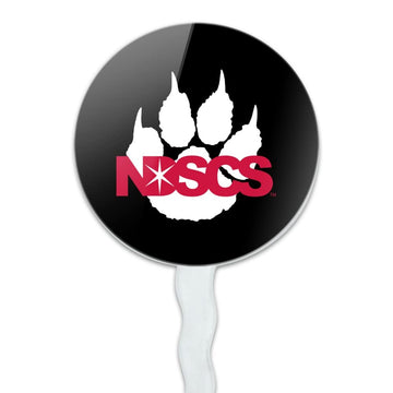 North Dakota State College Of Science Secondary Logo Cupcake Picks Toppers Decoration Set Of 6