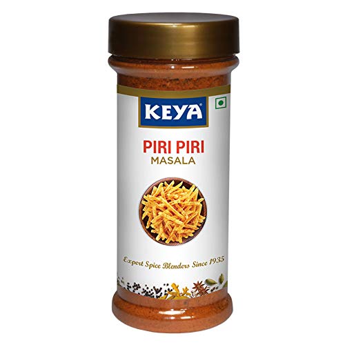 Keya Piri Piri Masala | Exotic Spices Blend For French Fries | An All Purpose Seasoning, Perfect For Pop Corn, Pasta, Fries | 15