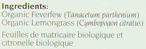 Celebration Herbals Feverfew Lemongrass Tea Organic 24 Tb