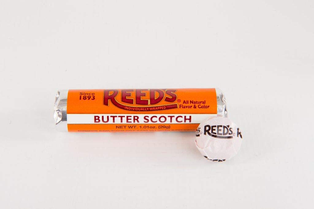 Reeds Butterscotch Candy Rolls | Traditional Butterscotch Hard Candy | Creamy And Buttery Old-Fashioned Butterscotch Candy Broug