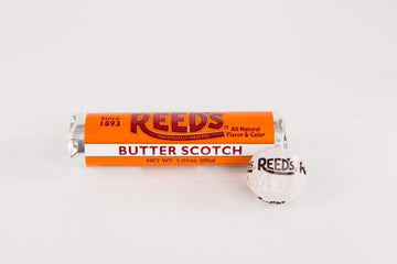 Reeds Butterscotch Candy Rolls | Traditional Butterscotch Hard Candy | Creamy And Buttery Old-Fashioned Butterscotch Candy Broug