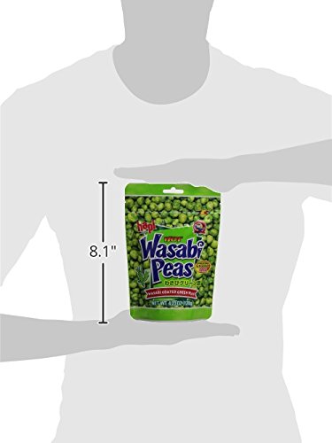 Hapi Wasabi Pea Pouch, 4.23 Ounce (Pack of 12)