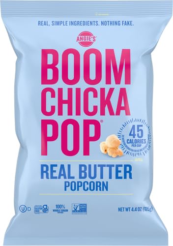 Angies Boomchickapop Real Butter Popcorn  4.4 Oz