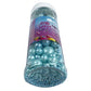 Kuting Sprinkles Edible Pearl Sugar Candy Cupcake Topper 120g Blue Glitter Mix for Baking and Decorating
