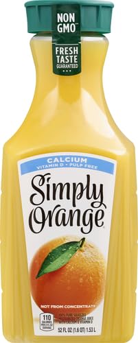 SMPLY JCE ORNG CALCIUM (6x52.00)
