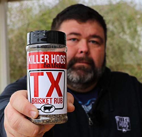 Killer Hogs Bbq Tx Brisket Rub | Championship Bbq And Grill Seasoning | Great On Brisket, Ribs, Steaks, Or Turkey | 11 Ounces