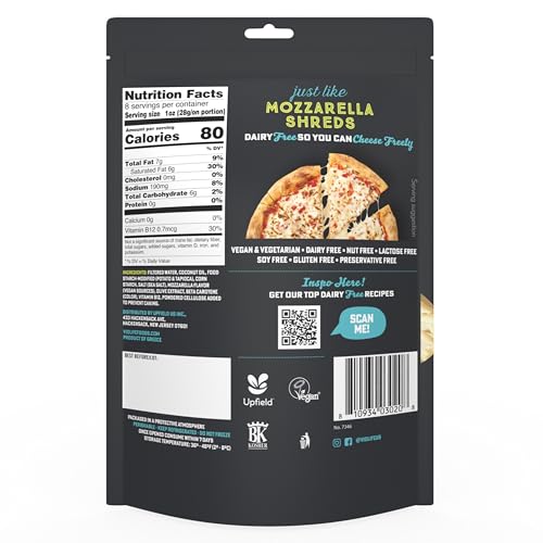 VIOLIFE Just Like Mozzarella Shreds, 8 OZ
