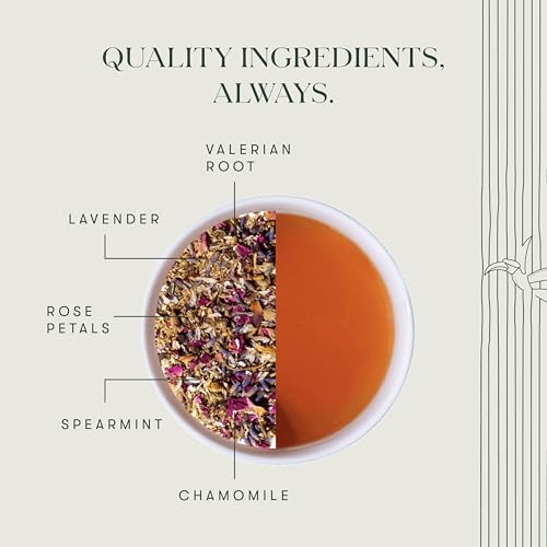 LUXMI Estates Sleep Tea With Valerian Root 25 Tea Bags (50 gram) Pack, With Chamomile, Lavender & Valerian Root |Get Better Slee