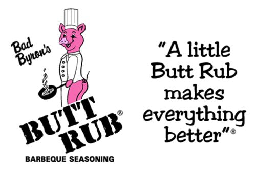 Bad Byrons Butt Rub Barbeque Seasoning, All-Purpose Dry Rub, 26 oz Shaker Bottle, Pack of 6