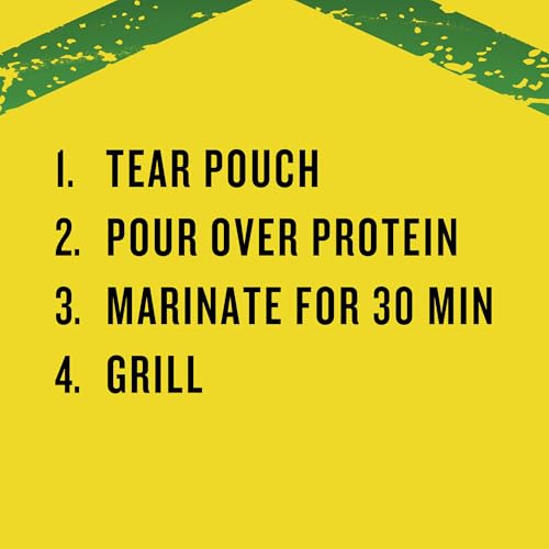 McCormick Grill Mates Marinade, Brazilian Steakhouse, 30 Minute Liquid Marinade, Single Use Pouch, No Waste, Exciting Brazilian-