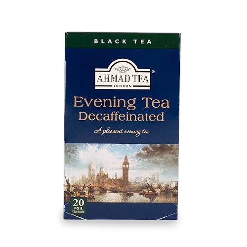 Ahmad Tea Decaffeinated Evening Tea, 120 Count (Pack of 6), Model 847, Decaf Evening Tea