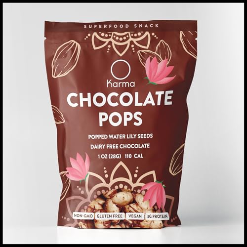 Karma Variety Popped Water Lily Seeds (Makhana) - 7 Flavor Variety Pack | Plant Based High Protein Gluten-free Nutritious Crunch
