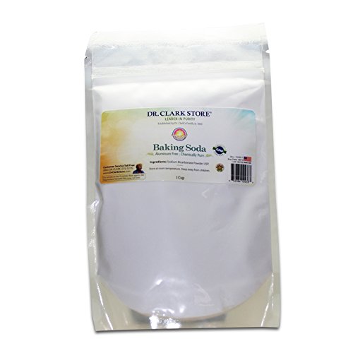 Dr. Clark Store Baking Soda - 1 Cup  Superior Purity  Aluminum-Free & Chemical-Free For Household & Personal Use