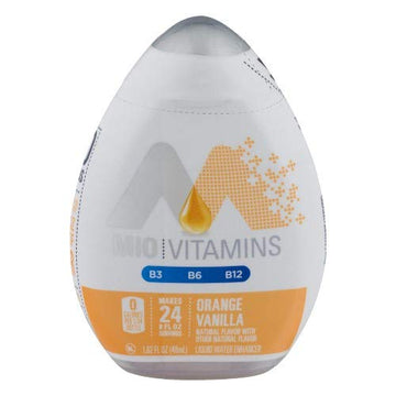Mio Energy Liquid Water Enhancer, Orange Vanilla (Pack of 6)
