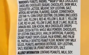 Peanut Butter Lovers Gold Trail Mix Bag: Peanuts, Raisins, Milk Chocolate Candies, Chocolate Chips, and Creamy Peanut Drops, Em