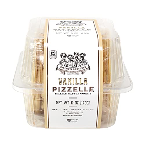 Biscotti Brothers Bakery Pizzelle Cookie, Vanilla, 6 Ounce